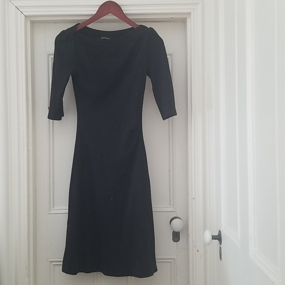 Black Audrey Hepburn style dress